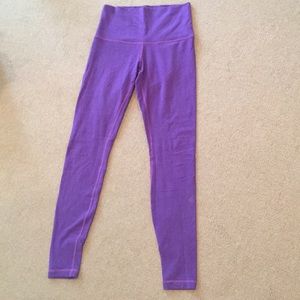 AMAZING lululemon purple high waisted leggings